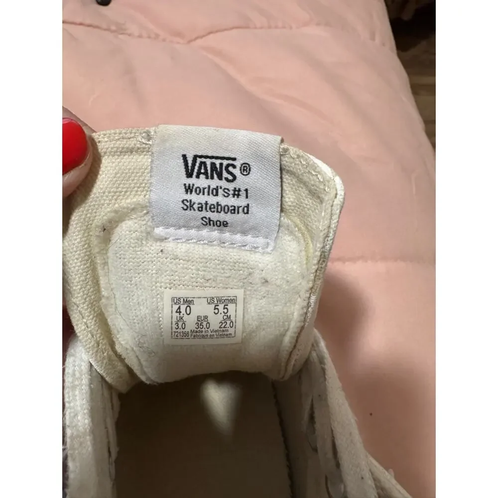 Vans High-Top Skate Sneakers Checker Board